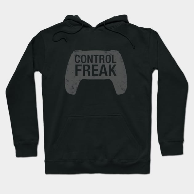 Control Freak Video Game Console Controller - Funny Gamer Hoodie by cottoncanvas
